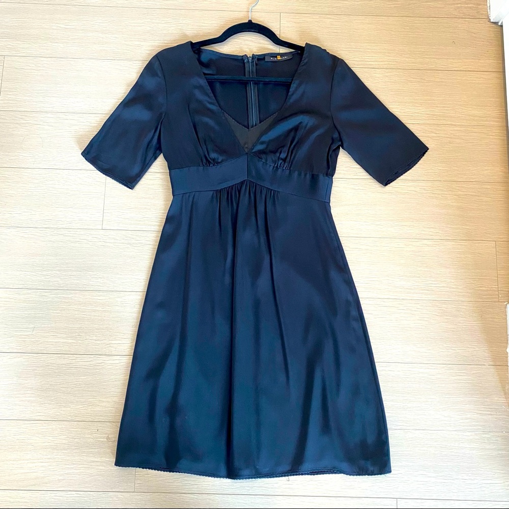 Elie Tahari Black Silk Dress